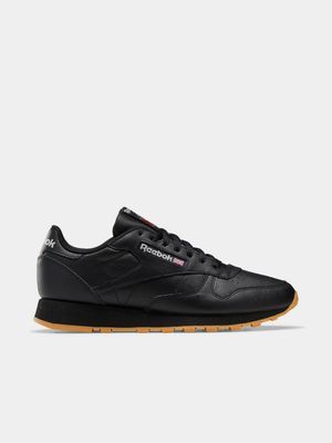 Reebok Men's Classics Leather Black Sneaker