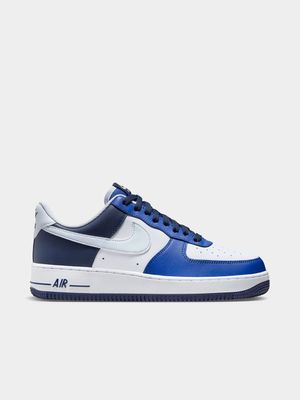 Nike Men's Air Force 1 Blue/White Sneaker