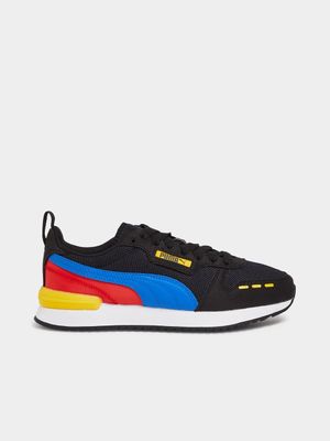 Grade School Puma Black/Yellow/Blue/Red R 78 Shoes