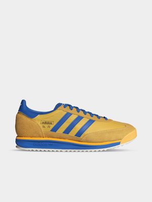 adidas Originals Men's SL 72 RS Yellow/Blue Sneaker