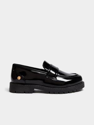 Girls Patent Loafers