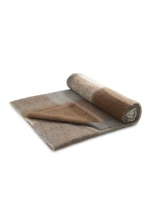 Cape Mohair Travel Blanket Coffee 130x180cm