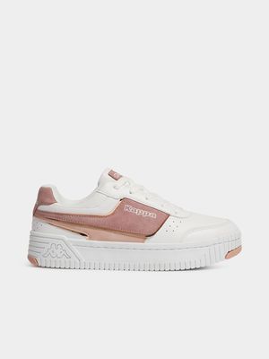 Women's Kappa Aldina White/Rose Sneaker