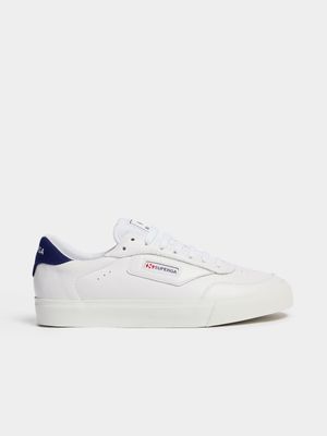 Superga Women's 3843 Court White Sneaker