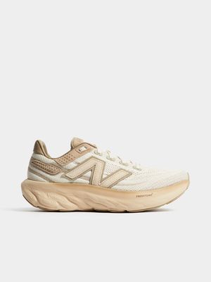 New Balance Men's 1080 Cream/Beige Sneaker