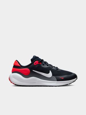 Junior Grade-School Nike Revolution 7 Navy/Red/White Shoes