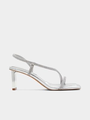 Women's ALDO Silver Heels