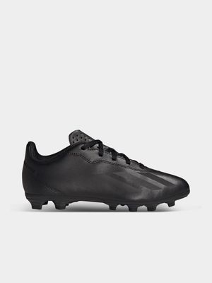 Junior adidas X Crazyfast.4 FXG Black Boots