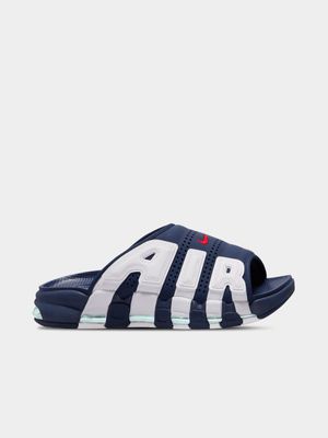 Nike Men's Air More Uptempo Navy/White/Red Slide