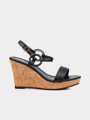 Women's Butterfly Feet Black Debra 9 Wedges