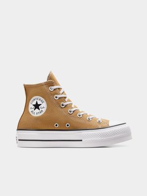 Converse Junior Lift Platform Brown Sneaker