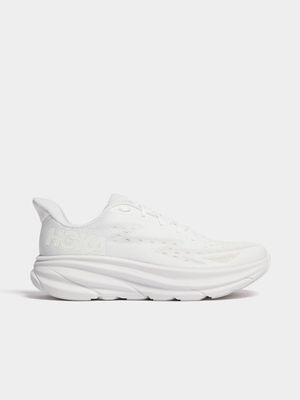 Hoka Women's Clifton 9 White Sneaker