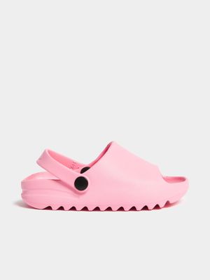 Jet Younger Girls Blush Chunky Slides