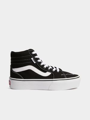 Women's Vans Filmore Hi Platform Black/White Sneaker