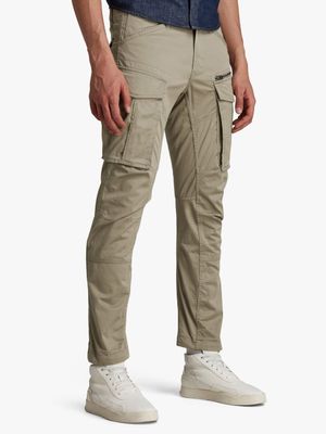 G-Star Beige Rovic Zip 3D Straight Tapered Pant