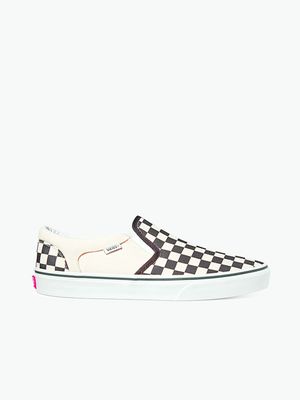 Junior Vans Asher Check Black/White Sneaker