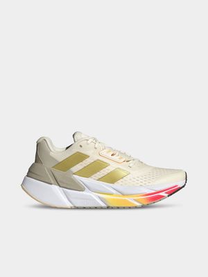 Womens adidas Adistar CS 2.0 Ivory/Gold Running Shoes