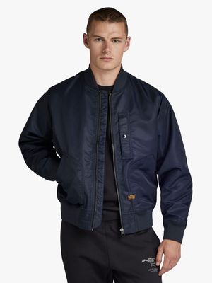 G-Star Men's Deck Navy Bomber Jacket