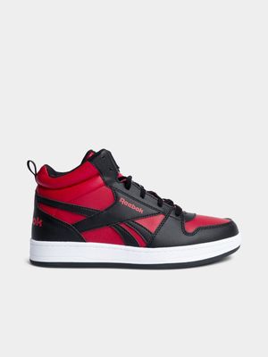 Junior Reebok Royal Prime Mid 2.0 Black/Red Sneaker