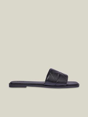 Women's Cotton On Black Sicily Single Vamp Sandals