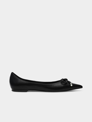 Women's Steve Madden Black Chimes Flats