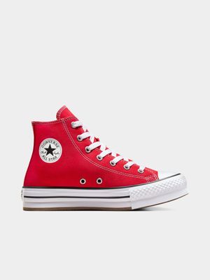 Converse Junior CTAS Eva Lift Red Sneaker