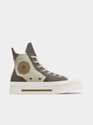 Converse Womens Chuck 70 De Luxe S Brown/Beige Sneaker