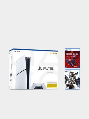 Playstation 5 Slim + Marvel Spiderman 2 + Sucide Squad