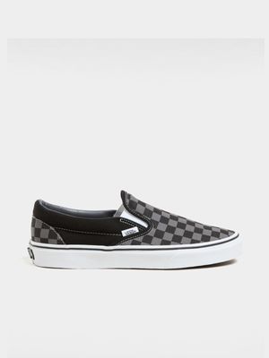 Vans Men's Classic Slip-On Black/Grey Sneaker