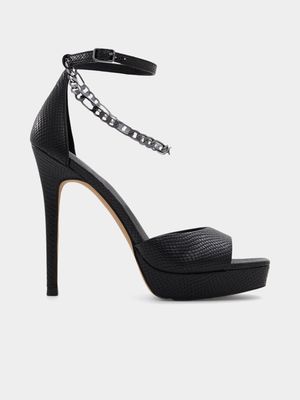 Women's ALDO Black Dress Sandals