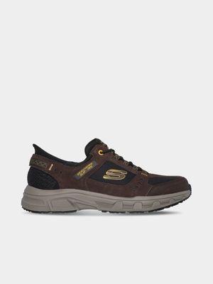 Mens Skechers Oak Canyon Brown Sneaker