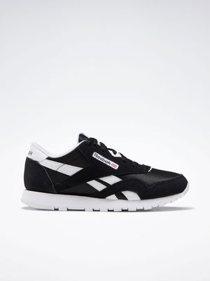 Reebok Junior CL Nylon Black/White Sneaker