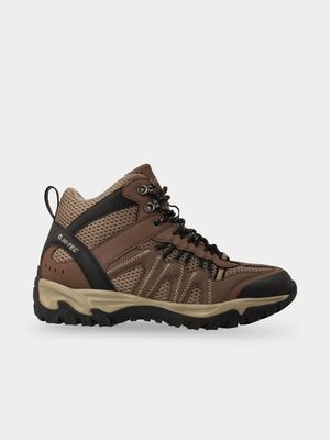 Men's Hi-Tec Santa Cruz Mid Brown/Black Sneaker