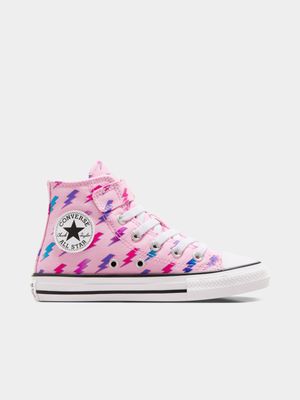 Converse Kids CTAS Bolt Pink Sneaker