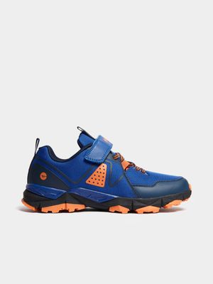 Junior Hi-tec Geo-Trail Class Navy/Orange Sneaker