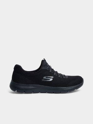 Womens Skechers Summits-Cool Classic Black Sneaker