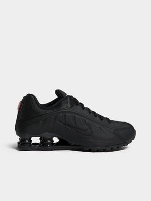 Nike Women's Shox R4 Black/Orange Sneaker