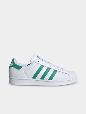 adidas Originals Men's Superstar White/Green Sneaker