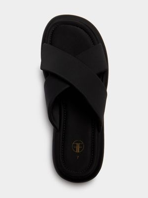 Moulded Cross Over Sandals