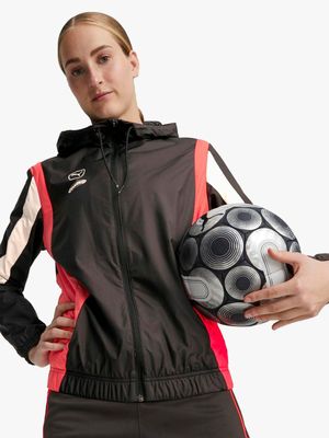 Women's Puma Queen Black/Pink Football Jacket