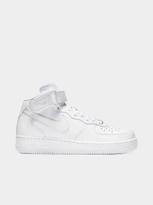 Nike Women's Air Force 1 '07 Mid White Sneaker