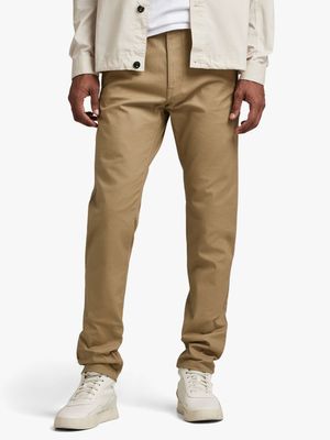 G-Star Men's Bronson 2.0 Beige Slim Chino