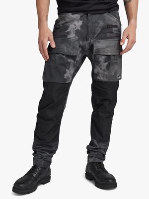 G-Star Men's 3D Regular Tapered Printed Cargo Pants