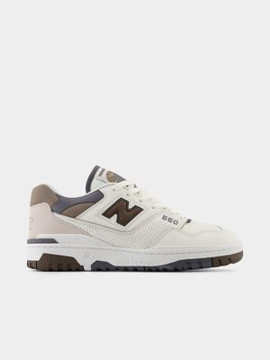 New Balance Men's 550 Cream/Brown Sneaker