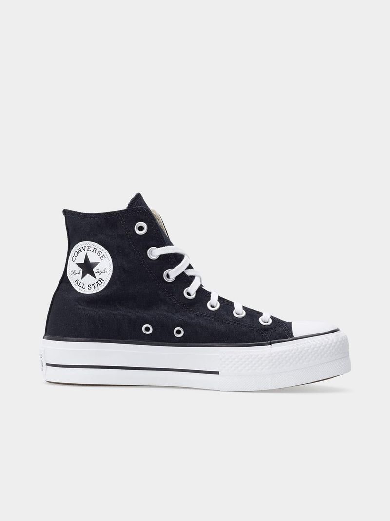 Junior black converse high tops best sale