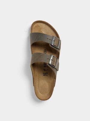 Birkenstock Unisex Arizona Khaki Slide