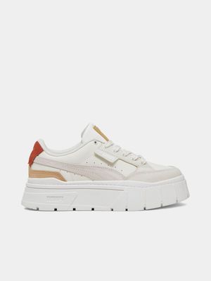 Puma Women's Mayze Stack Luxe Natural Sneaker