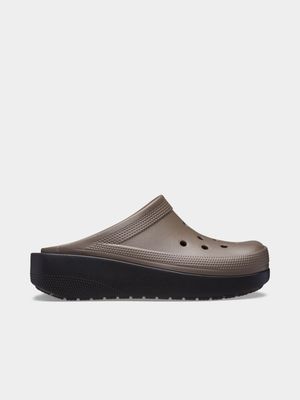 Crocs Men's Blunt Toe Blocked Mocha/Black Clog