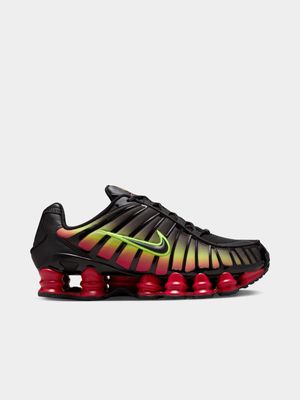 Nike Women's Shox Black/Red Sneaker