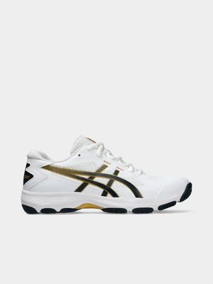 Woman's Asics Netburner Academy 9 White/Black Netball Shoes